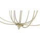 Emery 12 Light 40.2 inch Modern Gold Chandelier Ceiling Light